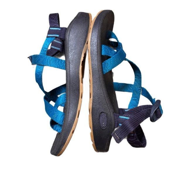 Chaco Men’s Z/1 Classic Sandals Blue Black Size 10 - Picture 3 of 7